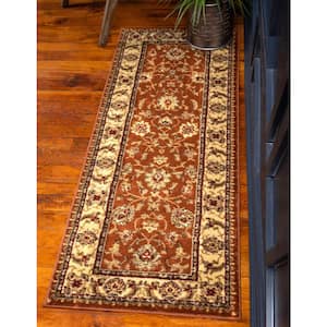 Voyage St. Louis Brick Red 2' 2 x 6' 0 Runner Rug