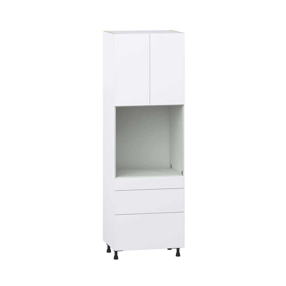 J COLLECTION Fairhope 30 in. W x 94.5 in. H x 24 in. D Bright White ...