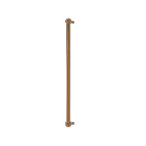18 in. Center-to-Center Refrigerator Pull in Brushed Bronze
