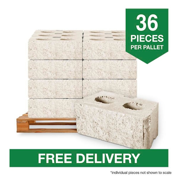 RockWall Large 7 in. L x 17.44 in. W x 6 in. H Limestone Concrete Retaining Wall Block (48 Pieces/34.9 sq. ft. /Pallet)