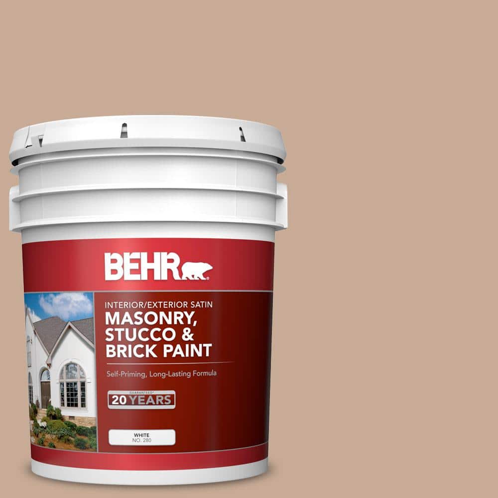 5 gal. #S220-3 Sanderling Satin Interior/Exterior Masonry, Stucco and Brick