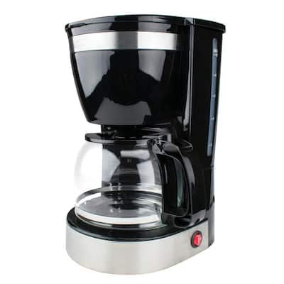 10-Cup Black Coffee Maker