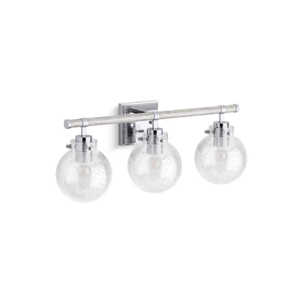 Holt 3-Light Polished Chrome Wall Sconce price history on PriceWatchPro