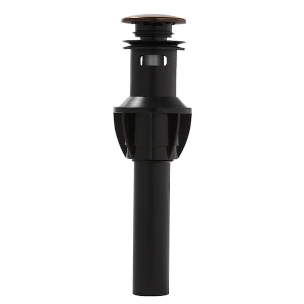 Push and Seal 1.25 in. Plastic Drain Assembly in Tuscan Bronze