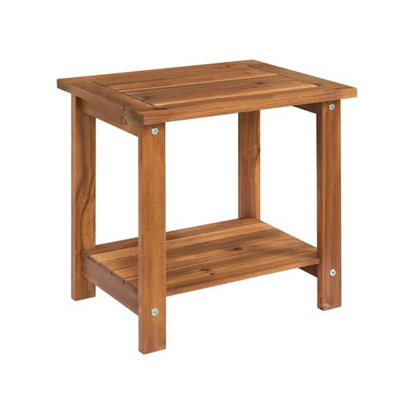Indoor and Outdoor Double Adirondack Side Table End Table for