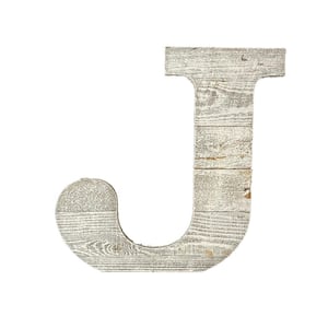 Hess Wooden Decor Alphabet Letter J