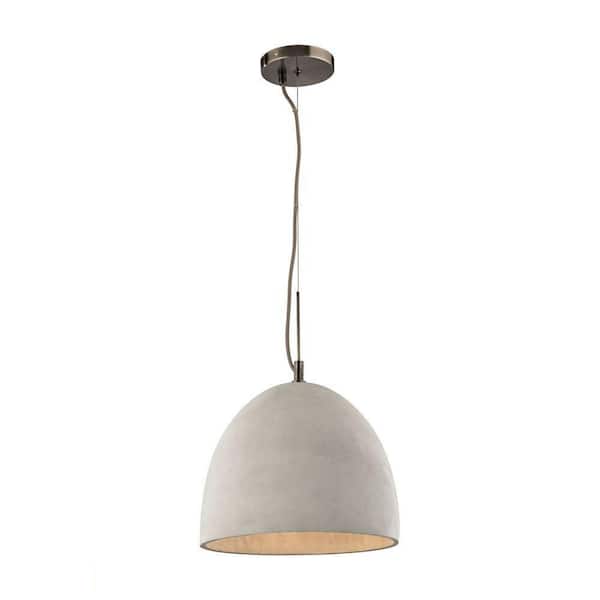 Titan Lighting Urban Form 1-Light Black Nickel LED Pendant