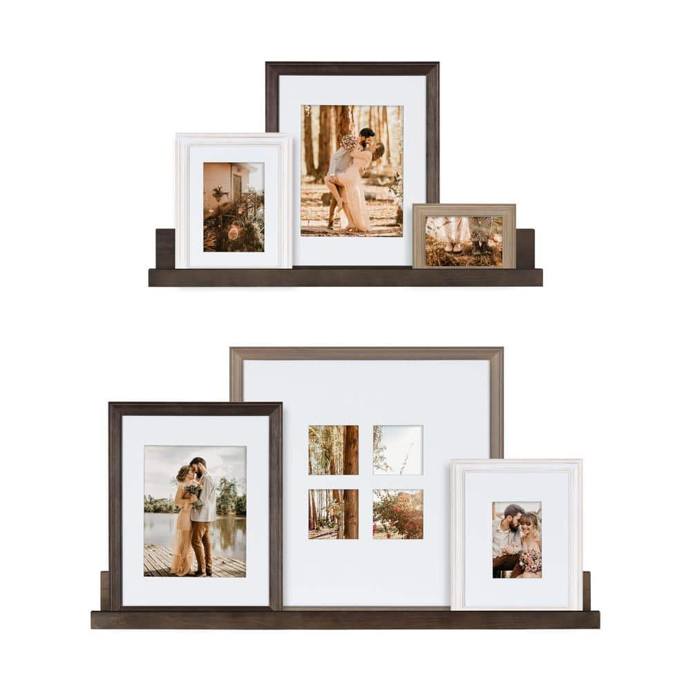 Kate and Laurel Calter 3-Piece Matted Wall Picture Frame Set Size: 8x10 16x20 Gold