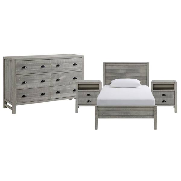 Alaterre Furniture Storage, Set of 2, White Underbed Drawers