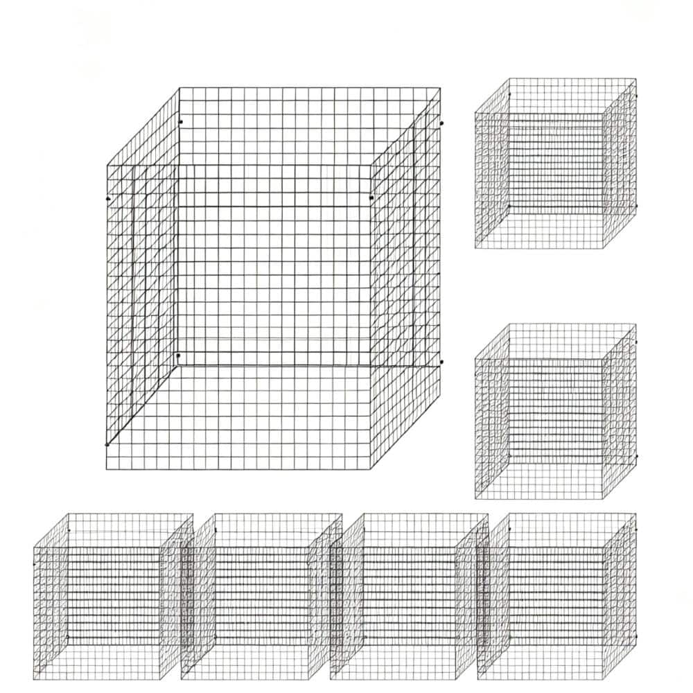 Decorative Garden Fences and Borders 11.8 in. (H) x 11.8 in. (L) Metal Plant Protectors from Deer 24 Pics price history on PriceWatchPro