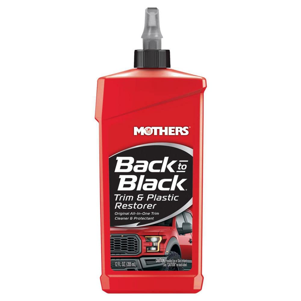 Mothers 10 oz. Back-to-Black Trim and Plastic Restorer Spray (2-Pack)