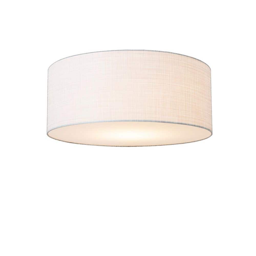 Stretch 22 in. Satin Nickel Indoor Integrated LED Flush Mount 2700K 1500 Lumen price history on PriceWatchPro