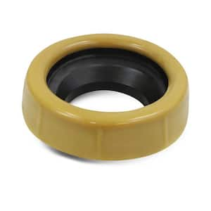 Extra Thick Toilet Wax Ring Gasket with Flange Universal Fit for 3 in. or 4 in. Waste Line- Gas Odor and Watertight Seal