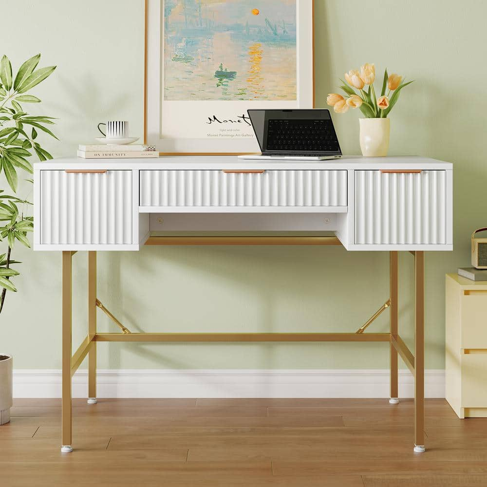 Writing Desk with Drawers White - Room Essentials™ shops