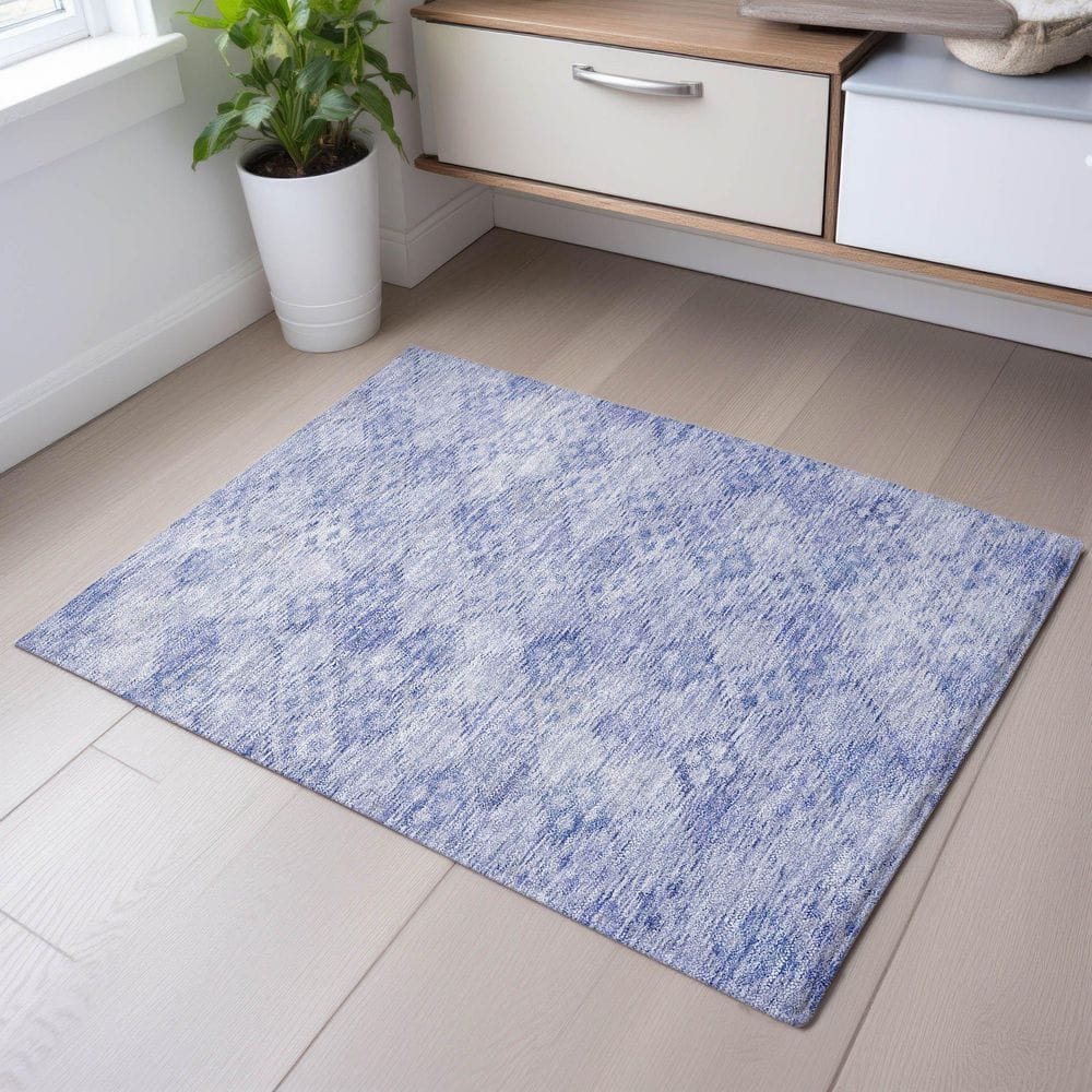 Mayfield Premium Machine Washable Abstract AMF1081 Sky 2 ft. x 3 ft. Area Rug price history on PriceWatchPro