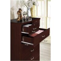 HODEDAH 7-Drawer 48 in. H x 31.5 in. W x 18 in. D Chest of Drawer in Mahogany HI70DR MAHOGANY