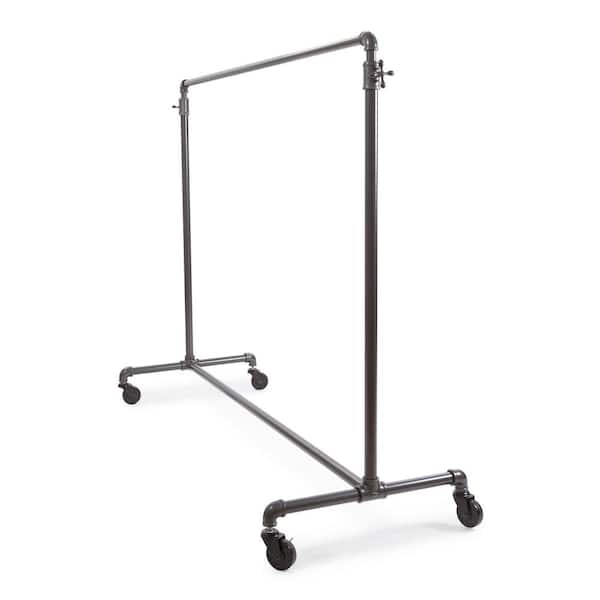 Only Hangers Metallic Metal Clothes Rack 60 in. W x 64 in. H GR200 - The  Home Depot