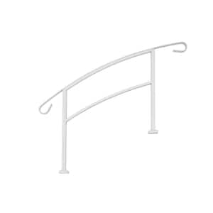 Aluminum Handrail for 3 Steps White