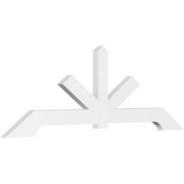 Ekena Millwork Vanguard 72 in. W x 24 in. H x 2 in. D Signature Polyurethane Bracket