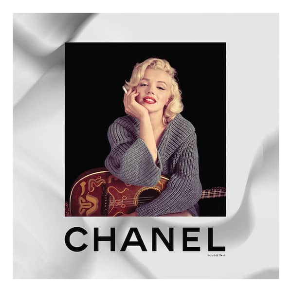 VENICE BEACH Collections Marilyn in All Her Comfort by Fairchild Paris 1-Piece Unframed People Poster Art Print 30 in. x 30 in.