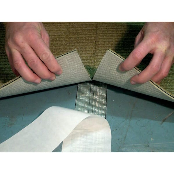 HOMEeasy 1.875-in x 75-ft Tan Double-Sided Seam Tape in the Flooring Tape  department at