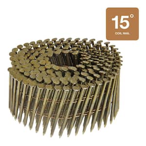 2-3/8 in. x 0.113 in. 15° Wire Collated Vinyl Coated Ring Shank Coil Framing Nails 3000 per Box