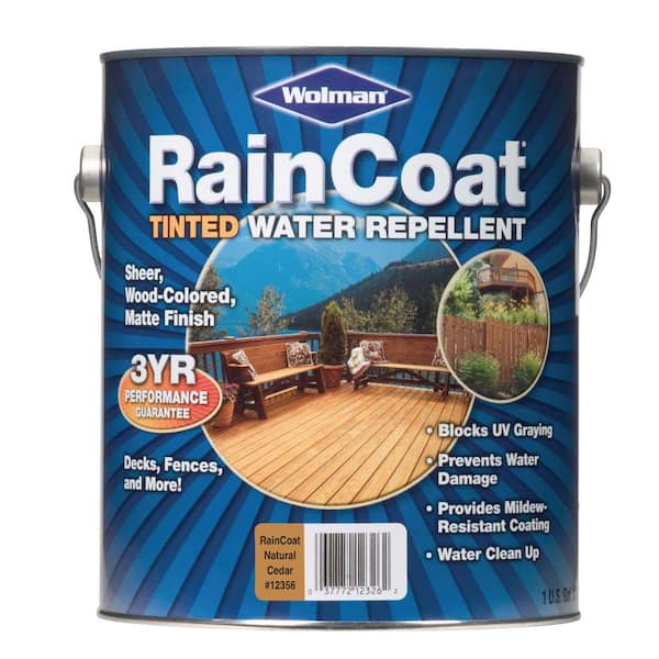 RainCoat Natural Cedar 1-gal. Water-Based with Modified Oils Water Repellent-DISCONTINUED