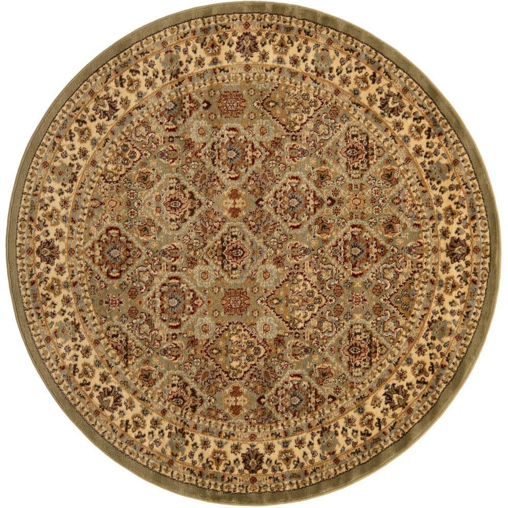 Voyage Colonial Light Green 6' 0 x 6' 0 Round Rug price history on PriceWatchPro