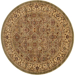 Voyage Colonial Light Green 6' 0 x 6' 0 Round Rug