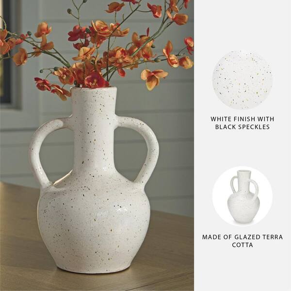 Signature DESIGN BY ASHLEY Dallinworth 16 in. White Terra Cotta