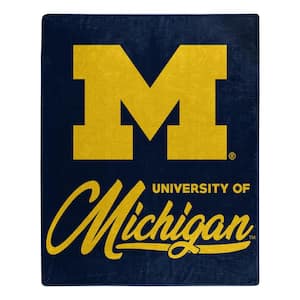 NCAA Multi-Color Michigan Signature Raschel Throw