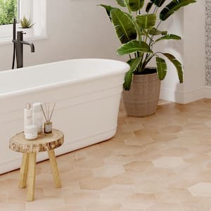 Aspdin Hex Cotto 8-5/8 in. x 9-7/8 in. Porcelain Floor and Wall Tile (11.5 sq. ft./Case)