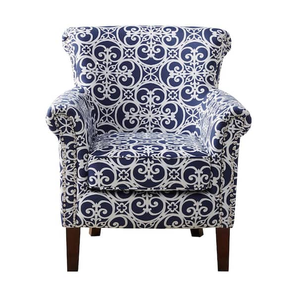 Miri Navy Tight Back Club Chair
