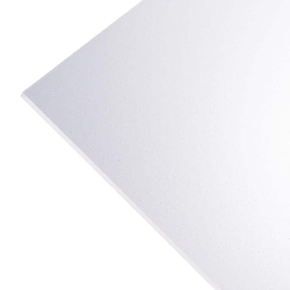 48 in. x 96 in. x 0.118 (1/8) in. White Acrylic Sheet