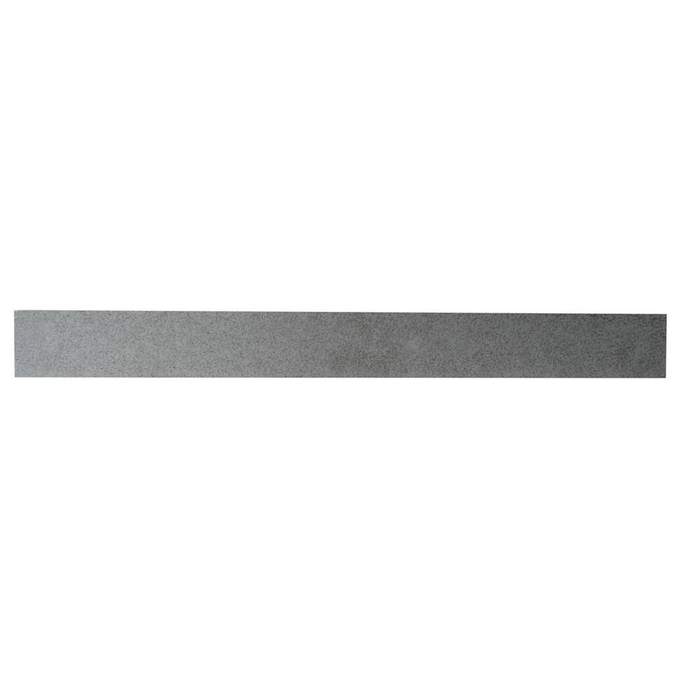 Gray Matte 52" Ceramic Rectangular Bathroom Sink