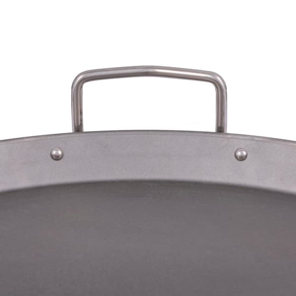 Oklahoma Joe's 1996978P04 18.5-inch Carbon Steel Deep Dish Pan, Black