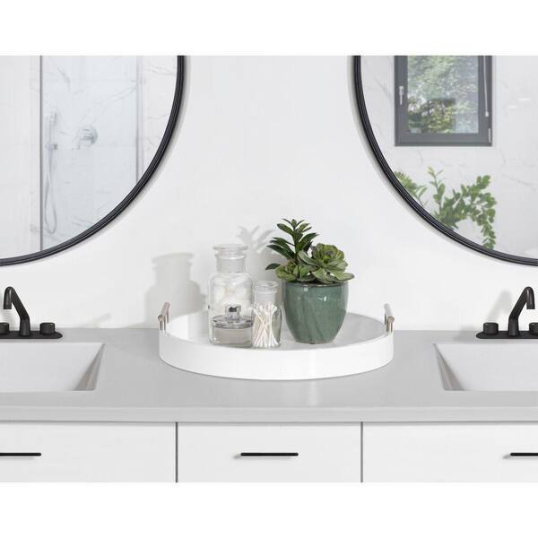 Kate and Laurel - Lipton White Decorative Tray