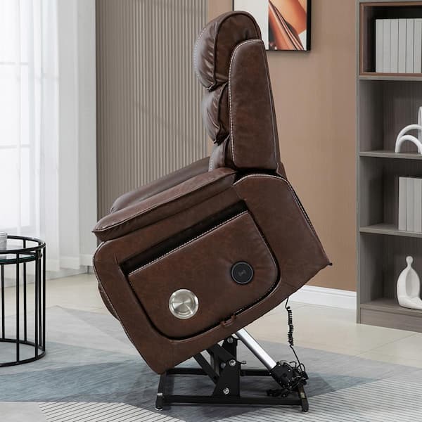 Brown Hanging Recliner Neck Head Pillow, Counterbalanced With 2 Weighted  Pellet Bags**Works Best FABRIC RECLINER**