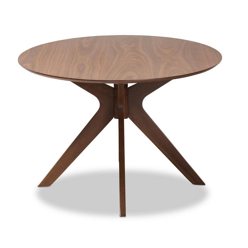 Monte Mid-Century Walnut Oval Dining Table for Six
