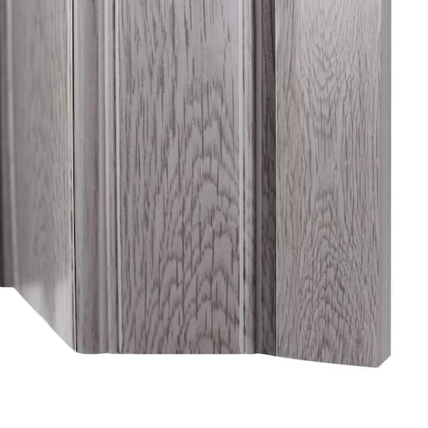 Helhom 36 in. x 80 in. Gray PVC Interior Folding Accordion Door