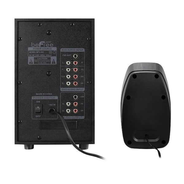 BEFREE SOUND 5.1-Channel Surround Sound Bluetooth Speaker System