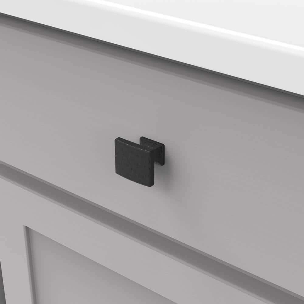 Black Iron Modern Farmhouse Cabinet Knobs 10-Pack