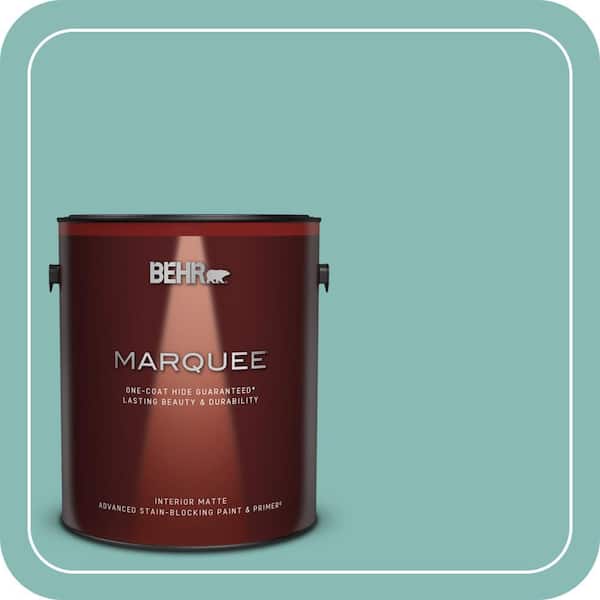 BEHR MARQUEE 1 gal. #T14-1 Ocean Liner Matte Interior Paint & Primer