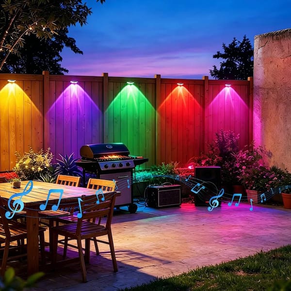 MW MWLIGHTING RGBIC Pro 24-Light 150 ft. Outdoor Plug-in