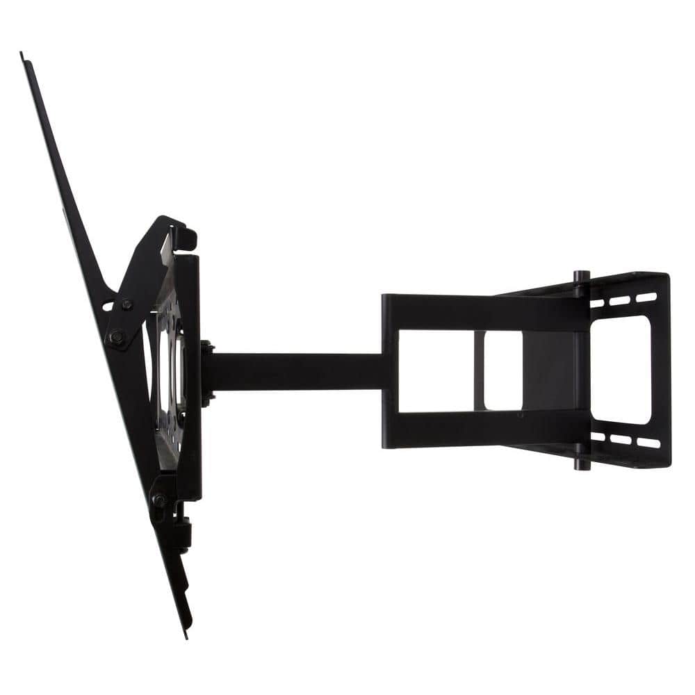 Swift Mount Black Steel Full-Motion TV Wall Mount for 37" to 80" TVs