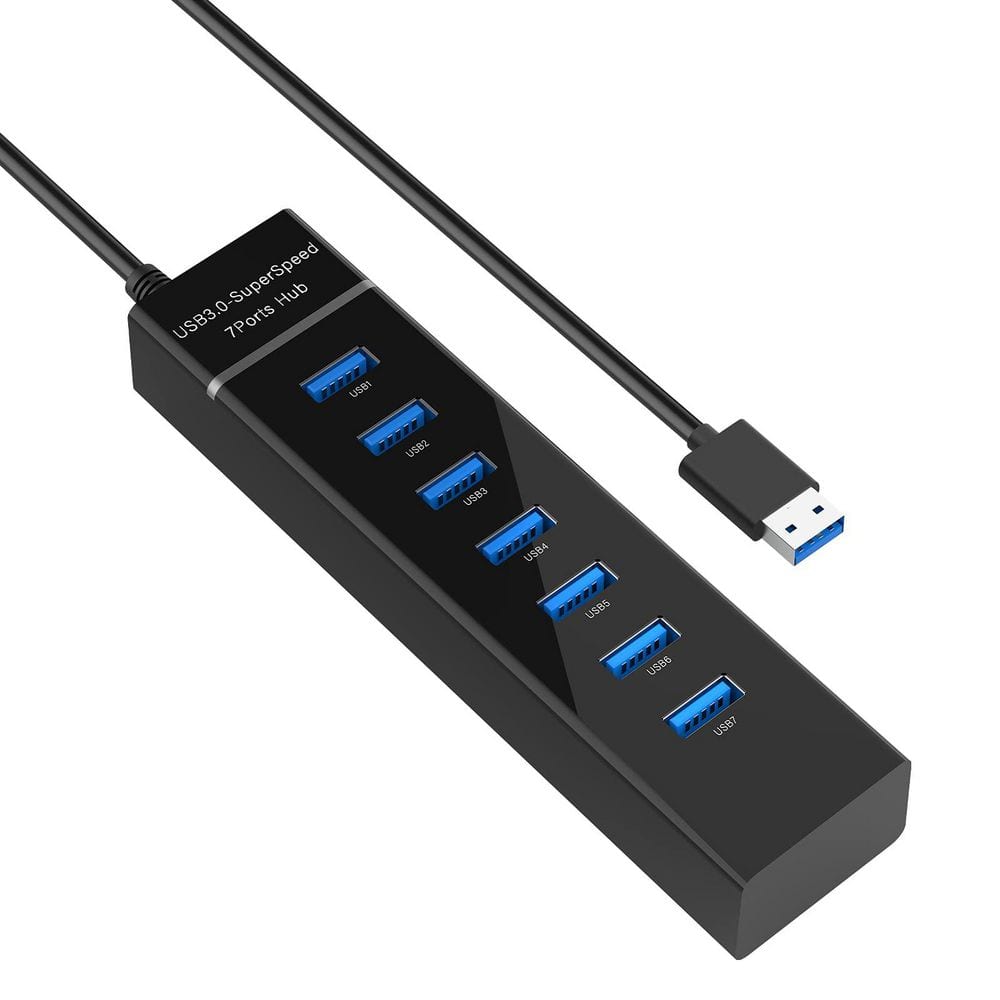 7-Port USB 3.0 Hub with 3.3 ft. Cable - Thumbnail 2