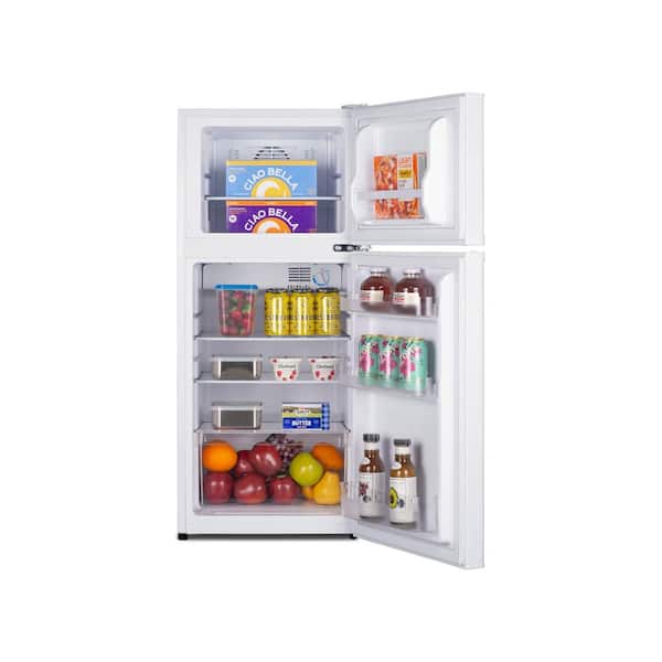 ReFa PERFECT BANGS ホワイト Summit Appliance 4.3 cu. ft. Top Freezer Refrigerator in White