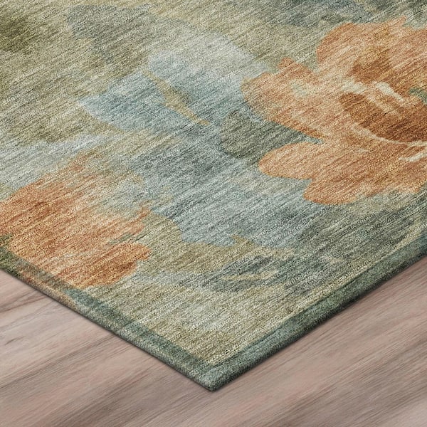 Chantille Machine Washable Indoor/Outdoor Abstract ACN3022 Sky 2 ft. x 7 ft. Runner Rug