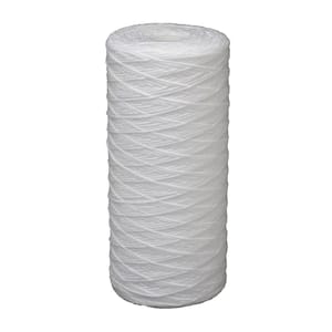 Universal Fit String Wound Large Capacity Whole House Water Filter - Fits Most Major Brand Systems