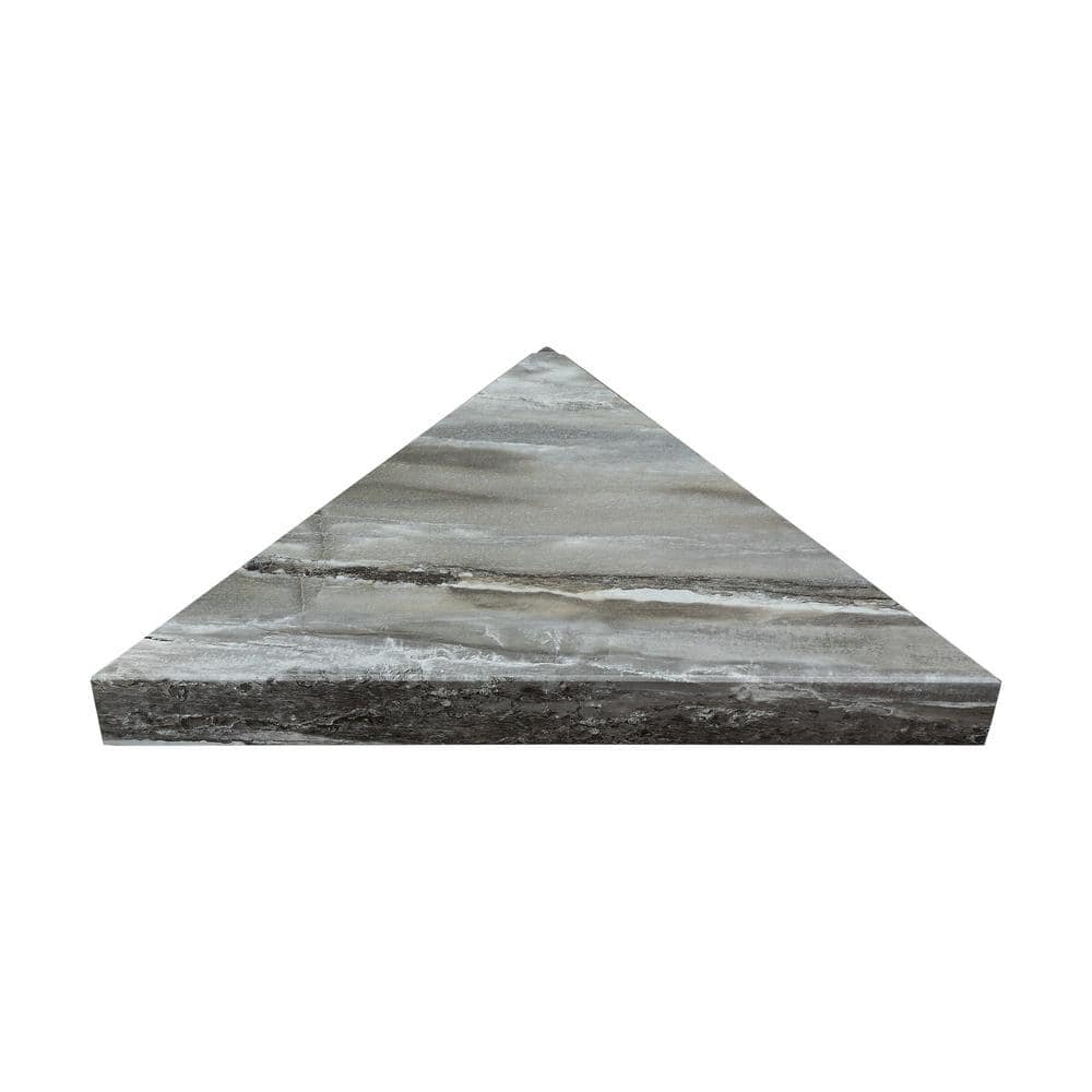 Louvre Granite Waterproof PVC Corner Shower Bench